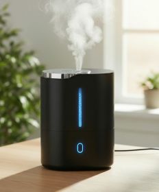 Ultrasonic Cool Mist Humidifier (Color: Black)